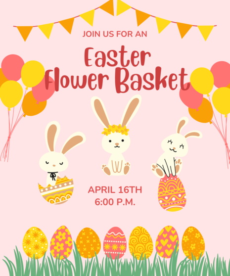 Easter Basket Design Class -  April 16th