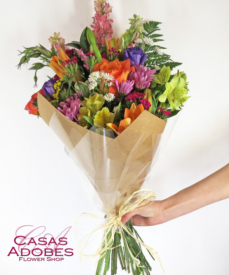 Seasonal Wrapped Flowers  - Designers Choice