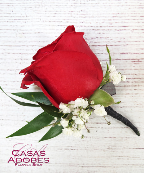 Red Rose Boutonniere